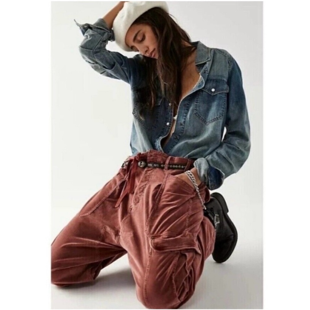 Free People Bay to Breakers Corduroy Pants M